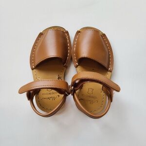 Genuine Leather Kids Menorquinas Sandals